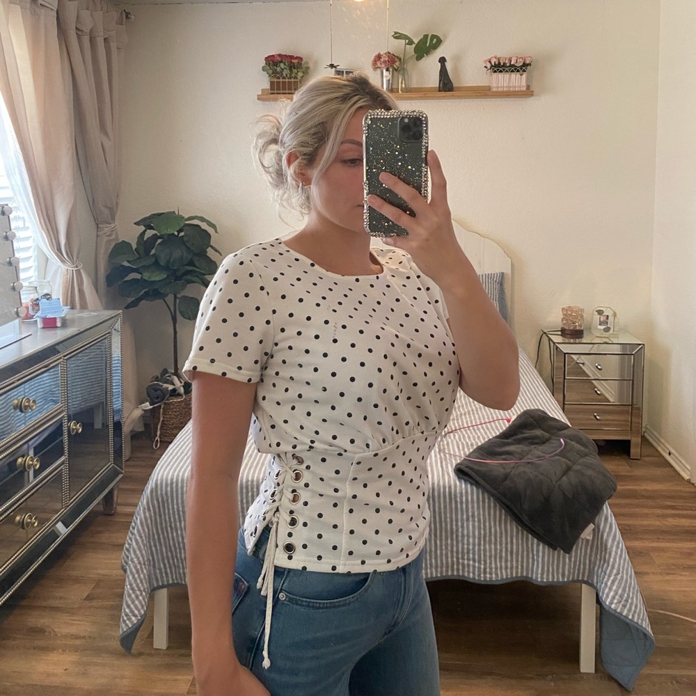 Polka Dot Blouse